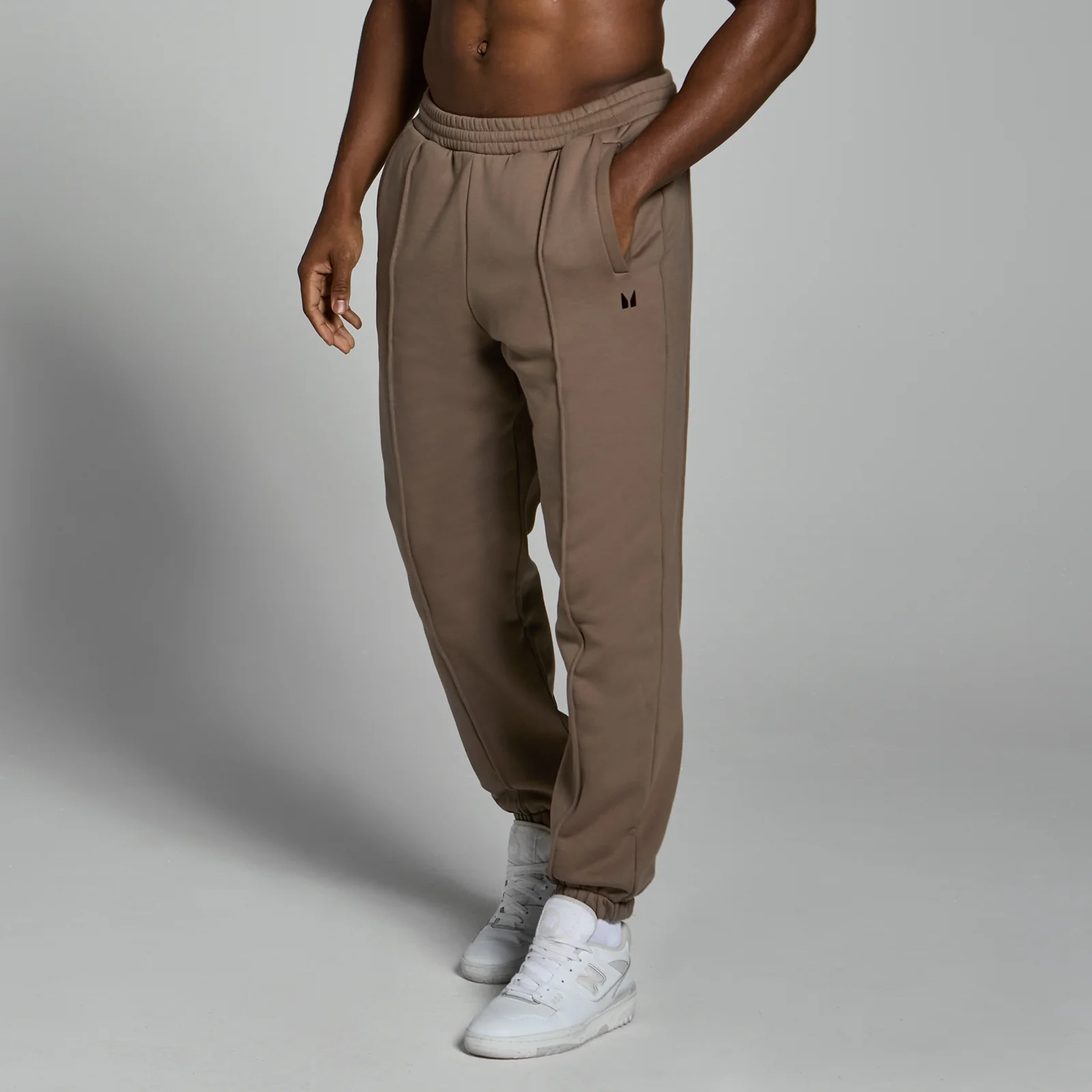 Jogging épais oversize MP Lifestyle pour hommes – Brun clair - XS Image 1
