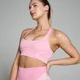 Brassière de sport sans coutures MP Tempo Ultra Geometric pour femmes – Rose fleur