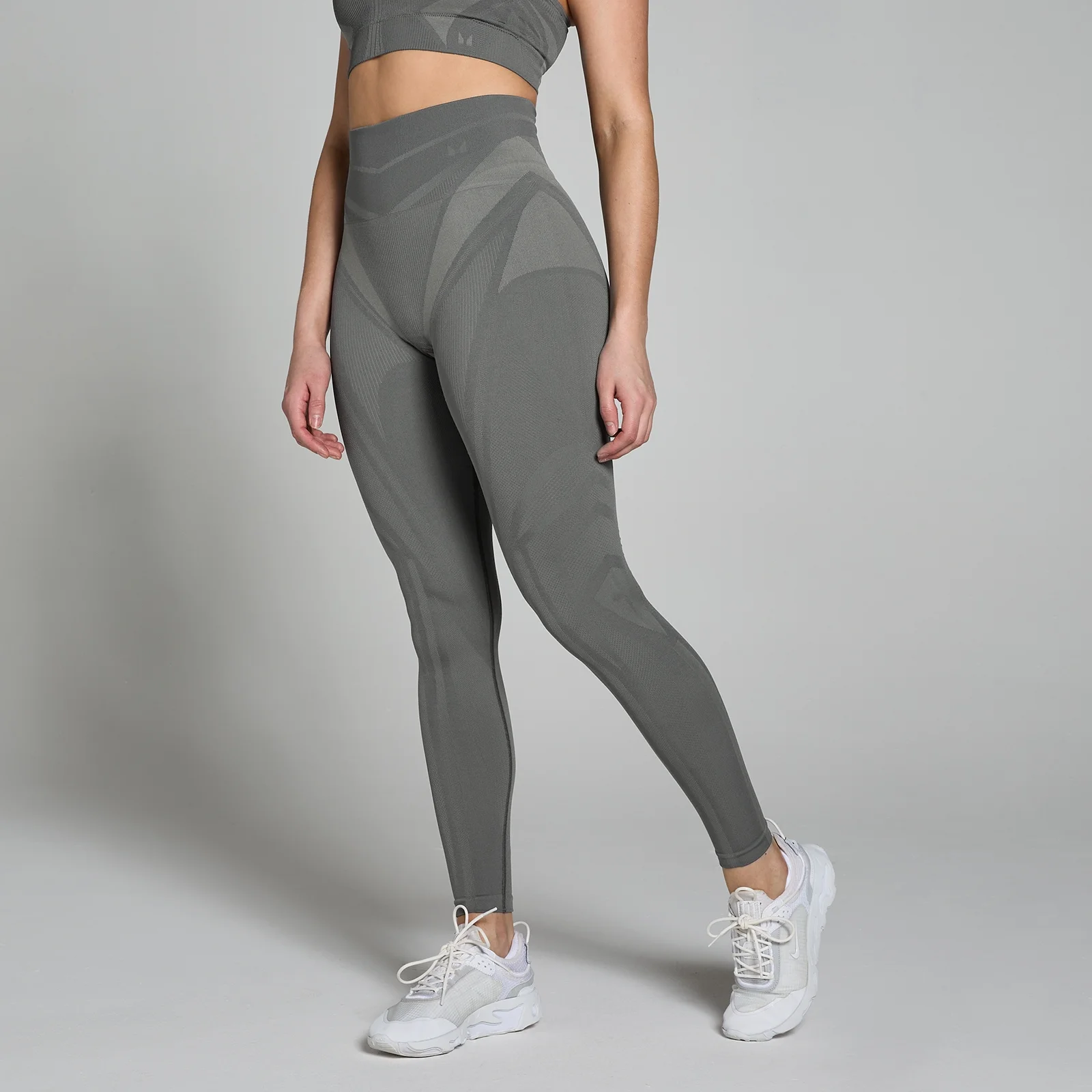 Legging sans coutures MP Tempo Ultra Geometric pour femmes – Carbone - XS Image 1