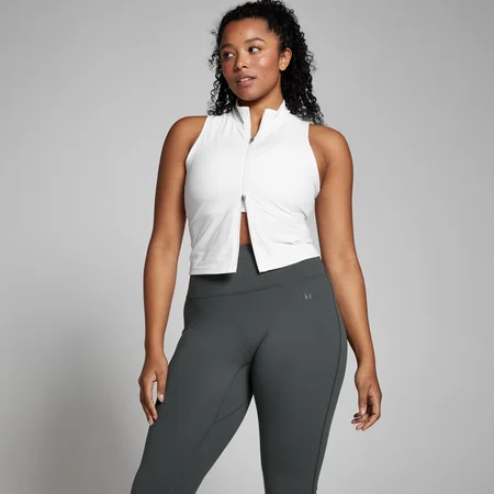 Débardeur zippé MP Tempo pour femmes – Blanc