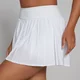 Jupe-culotte plissée MP Tempo pour femmes – Blanc