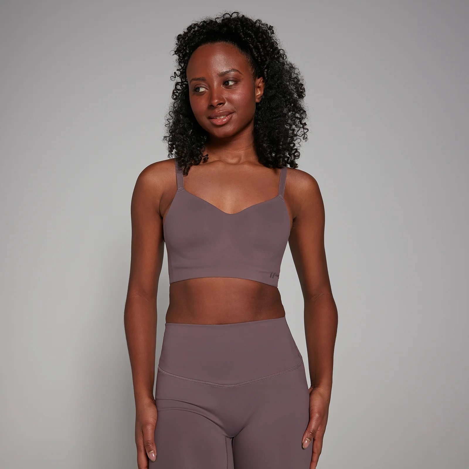 Brassière de sport thermocollée MP Studio pour femmes – Mocha - XS Image 1