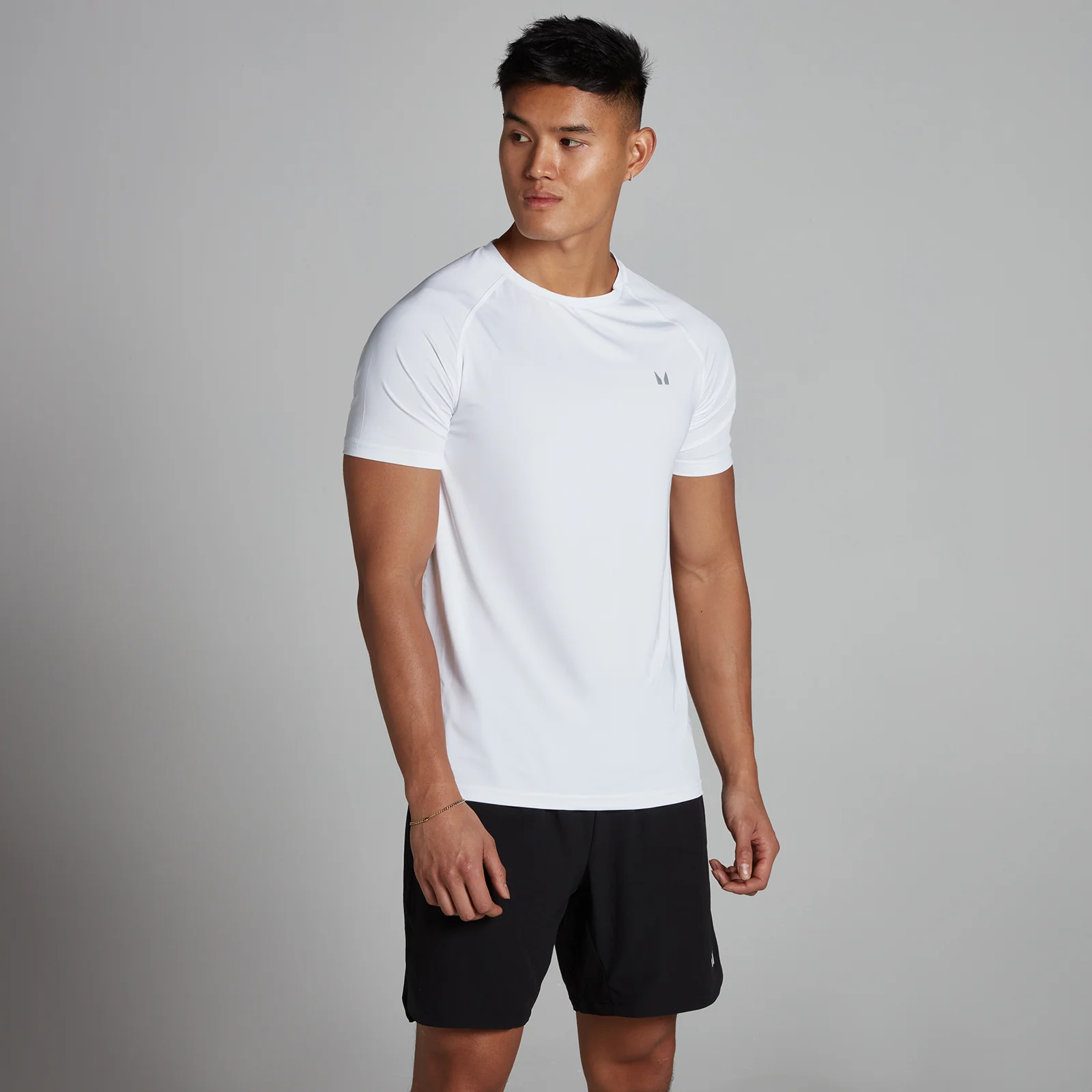 T-shirt d’entraînement à manches courtes MP pour hommes – Blanc - XXS Image 1