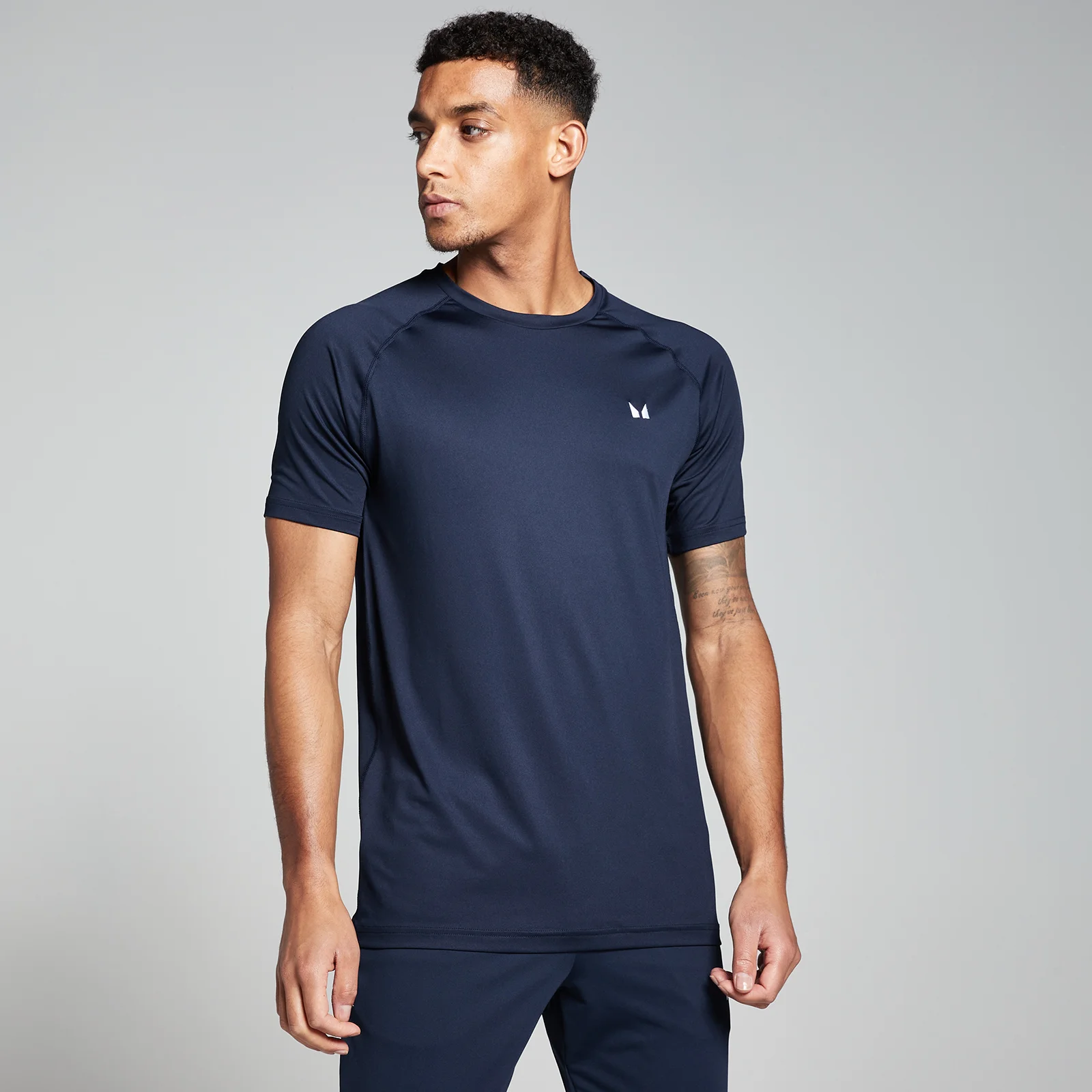 T-shirt d’entraînement à manches courtes MP pour hommes – Bleu marine - S Image 1