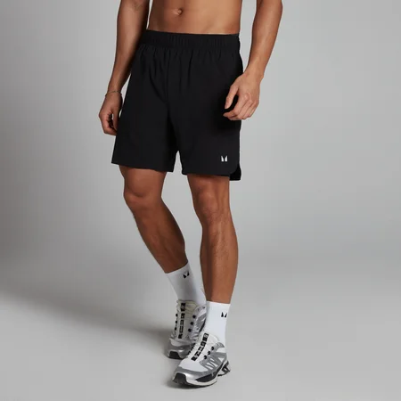 Short d’entraînement 2-en-1 MP pour hommes – Noir