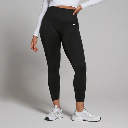Legging ⅞ sans coutures MP Shape pour femmes – Noir