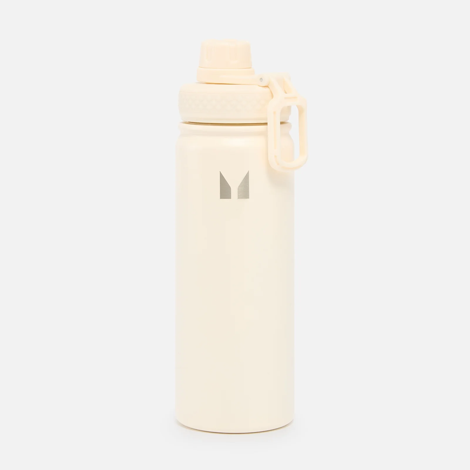 Gourde en acier inoxydable de taille moyenne – Crème naturel Image 1