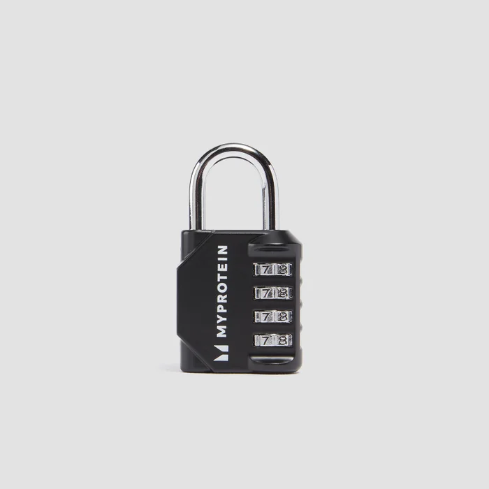 Cadenas à combinaison Myprotein – Noir