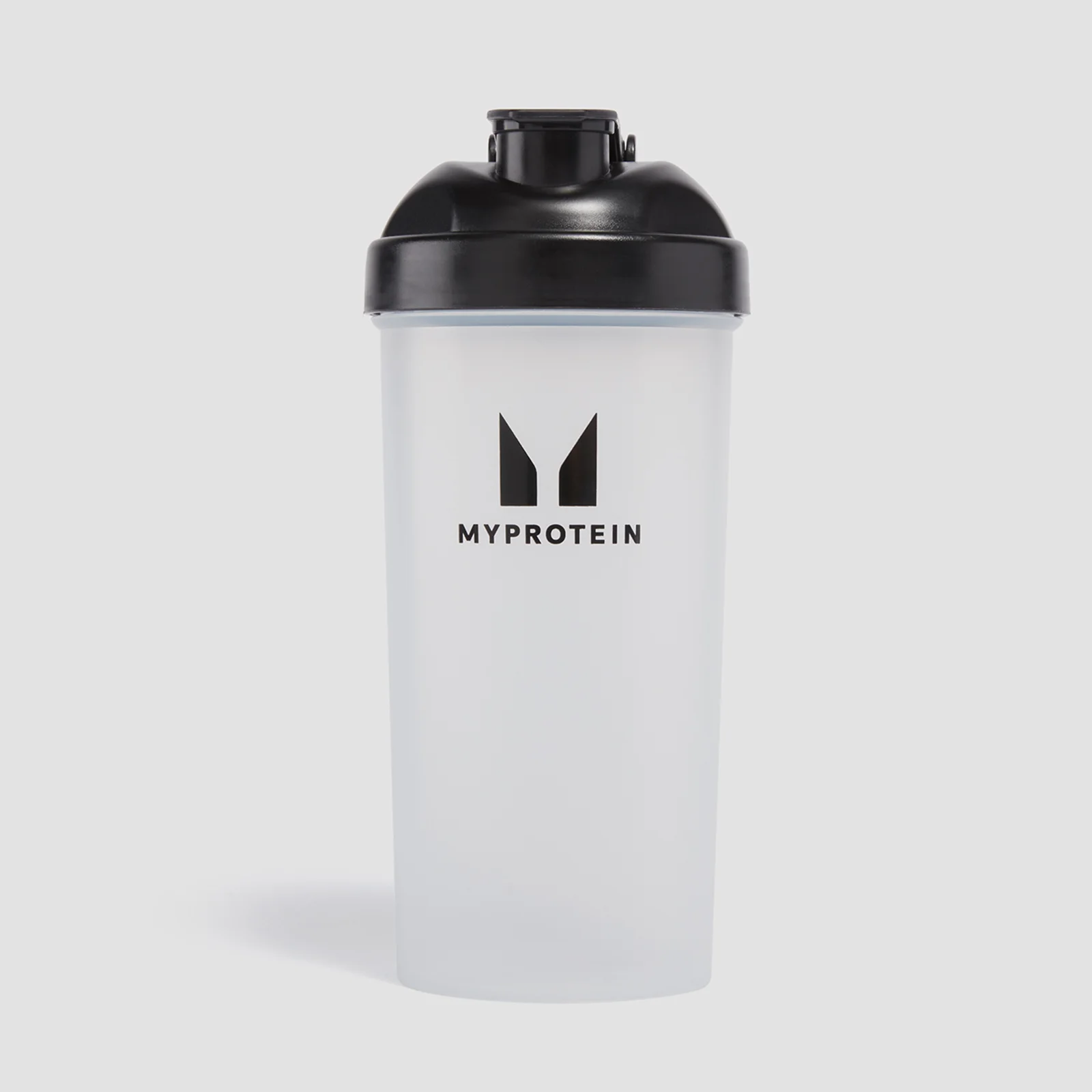 Shaker en plastique Myprotein – Transparent/Noir Image 1