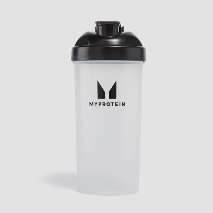 Shaker en plastique Myprotein – Transparent/Noir