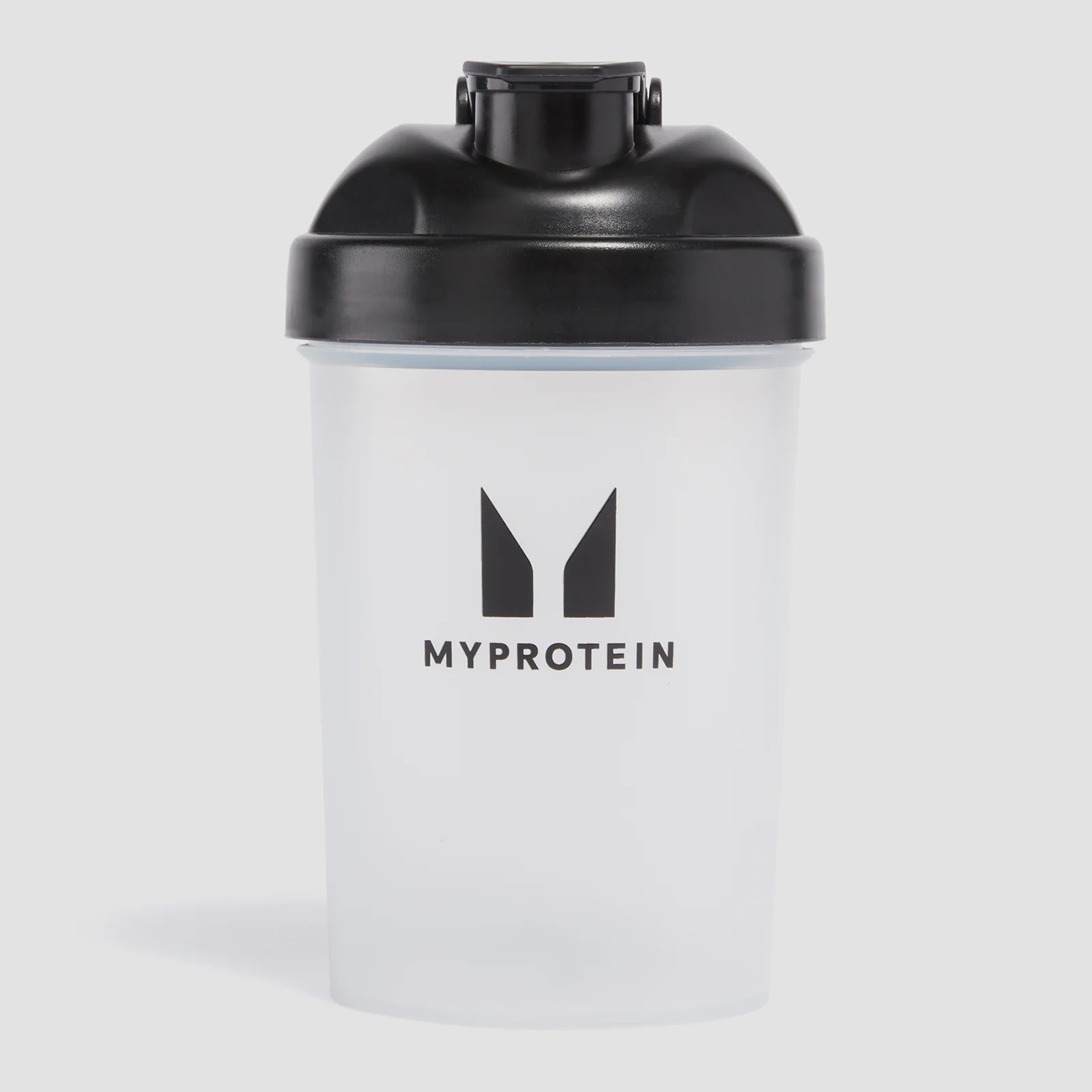 Mini-shaker en plastique Myprotein – Transparent/Noir Image 1