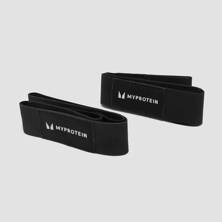 Sangles de traction en daim Myprotein – Noir