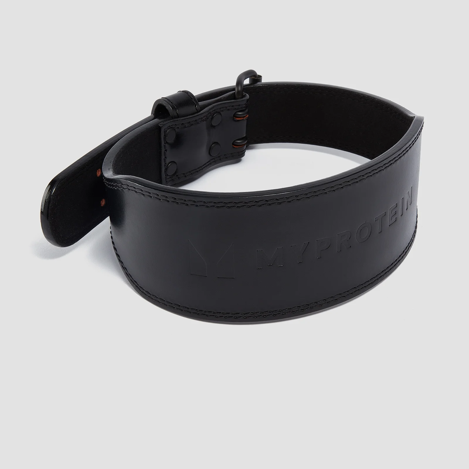 Ceinture de musculation premium en cuir Myprotein – Noir - Medium (27-36 Inch) Image 1