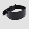 Ceinture de musculation premium en cuir Myprotein – Noir