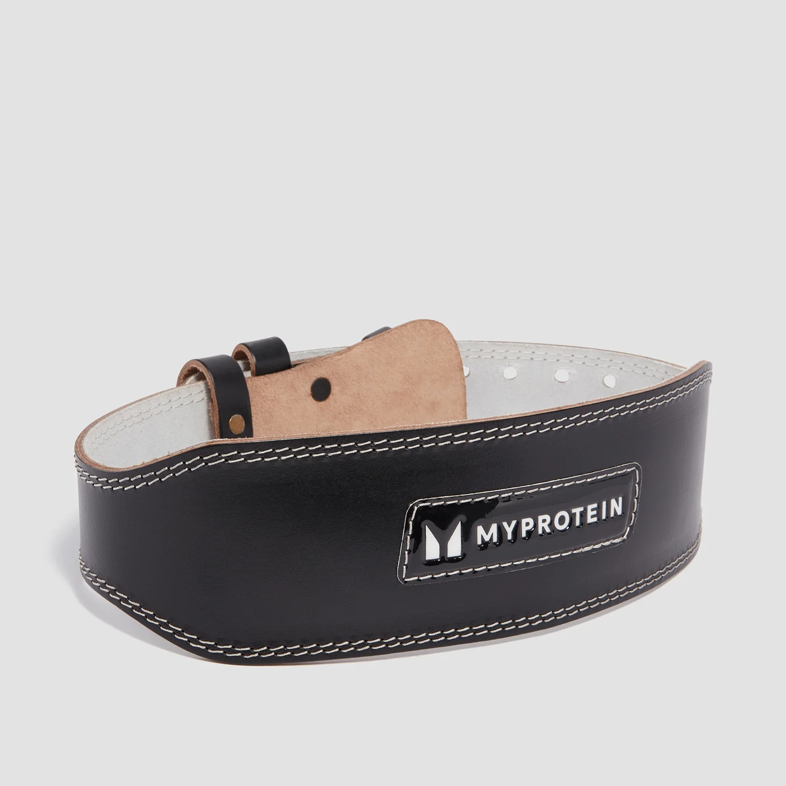 Ceinture de musculation en cuir Myprotein – Noir - Small (23-32 Inch) Image 1
