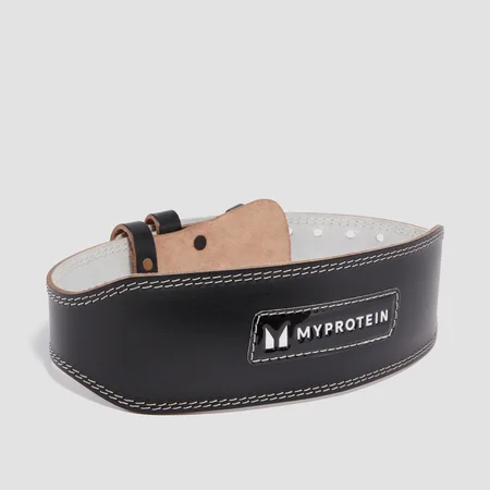 Ceinture de musculation en cuir Myprotein – Noir