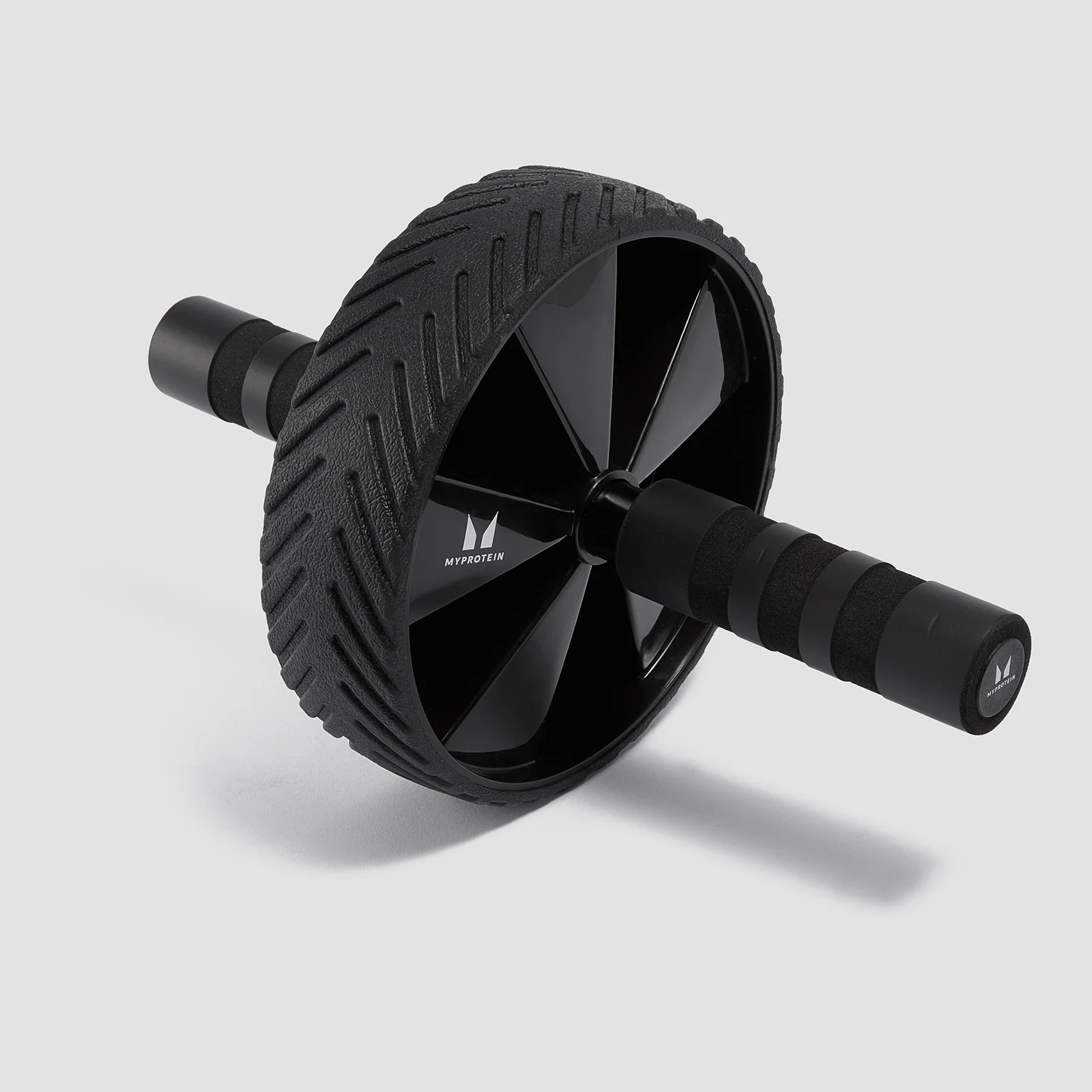 Lot de rouleau abdominal et tapis Myprotein – Noir Image 1