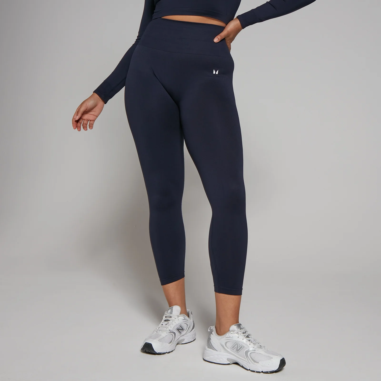 Legging ⅞ sans coutures MP Shape pour femmes – Bleu marine - L Image 1