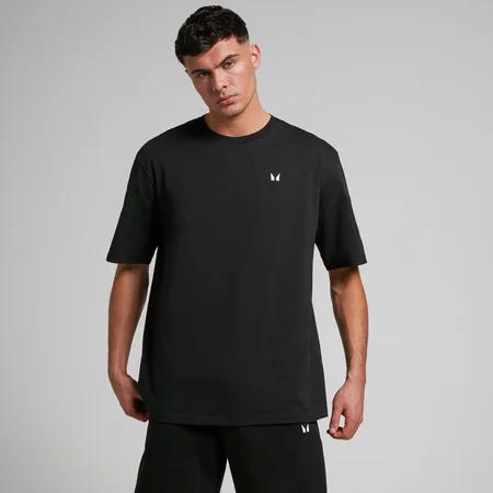 T-shirt oversize MP Rest Day pour hommes – Noir