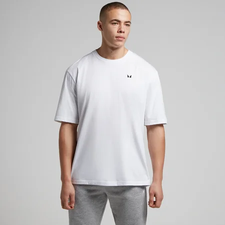 T-shirt oversize MP Rest Day pour hommes – Blanc