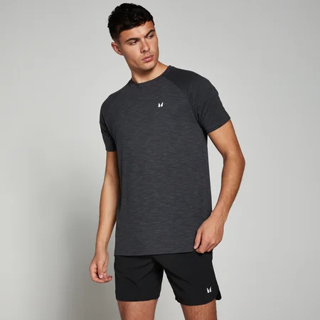 T-shirt à manches courtes MP Performance pour hommes – Noir chiné