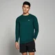 Haut à manches longues MP Performance pour hommes – Bleu sarcelle foncé chiné