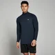 Haut à fermeture éclair ¼ MP Performance pour hommes – Bleu marine chiné