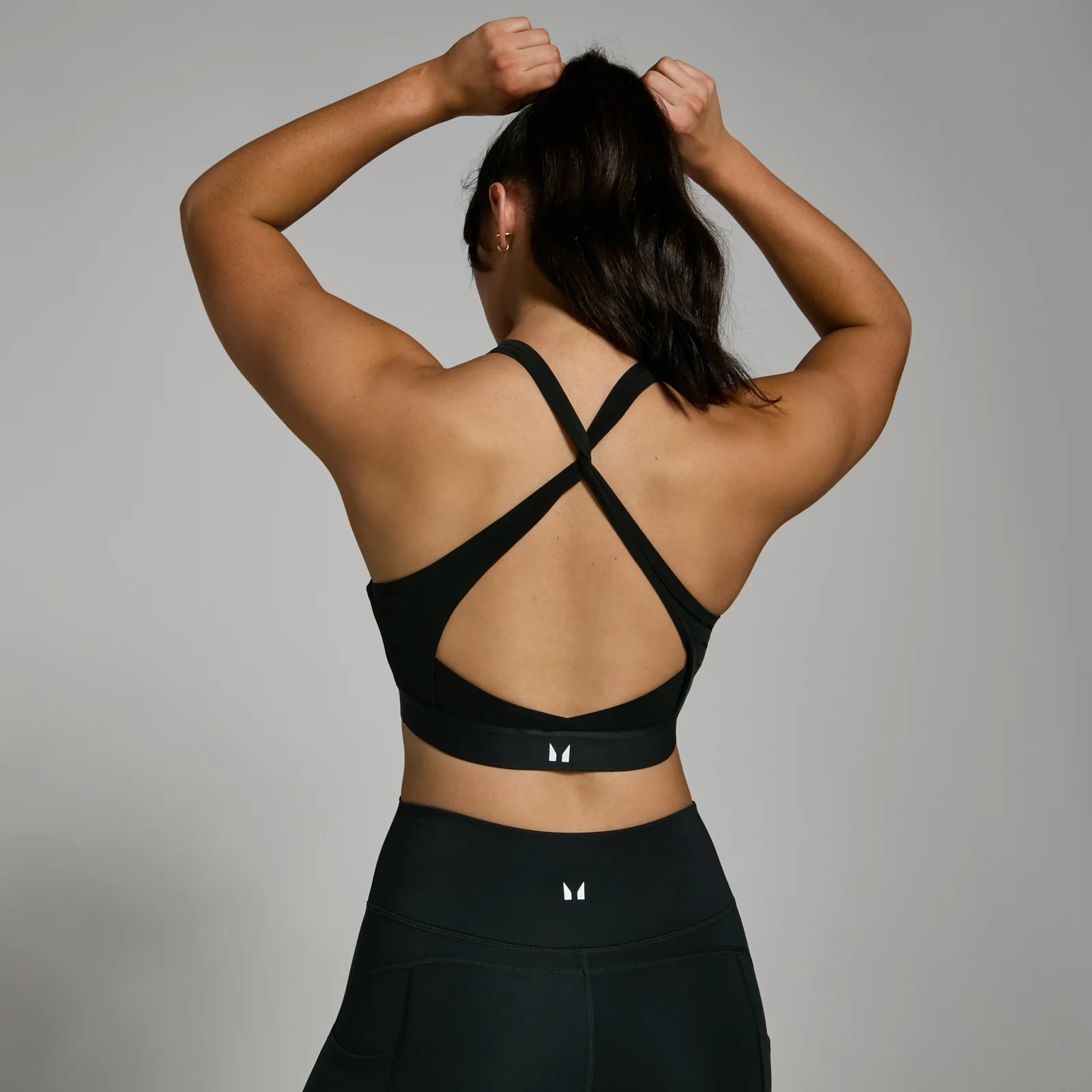 Brassière de sport à dos croisé MP Power pour femmes – Noir - XXS Image 1