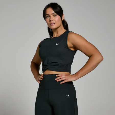 Débardeur court MP Power Ultra pour femmes – Noir
