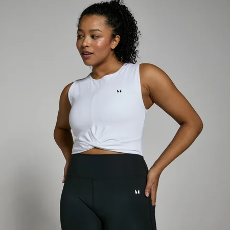 Débardeur court MP Power Ultra pour femmes – Blanc