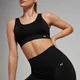 Brassière sans coutures MP Tempo pour femmes – Noir