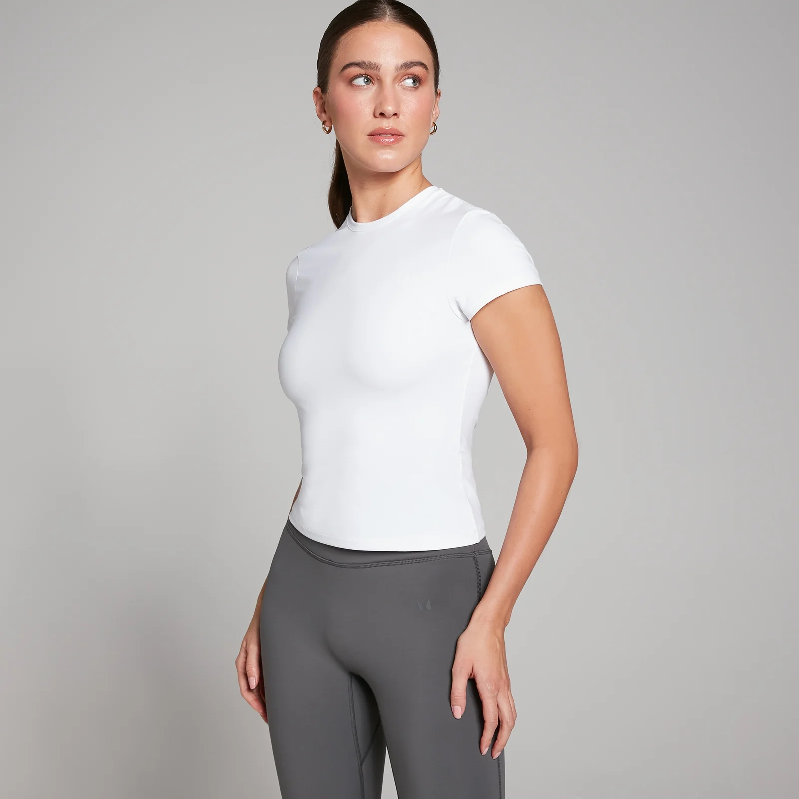 T-shirt moulant à manches courtes MP Tempo pour femmes – Blanc - XXS Image 1