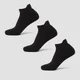 Chaussettes d’entraînement unisexes MP (lot de 3 paires) – Noir
