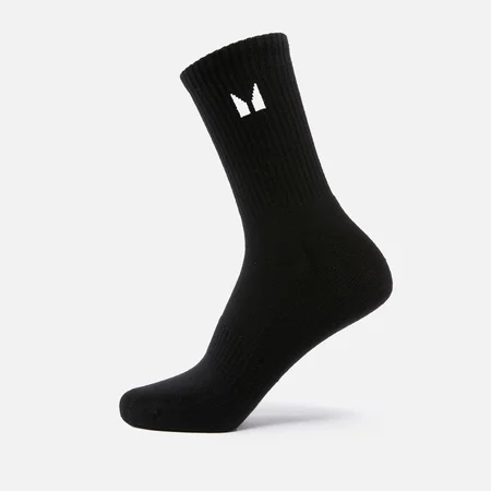 Chaussettes de tennis unisexes MP – Noir