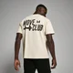 T-shirt oversize MP Move Club – Blanc vintage