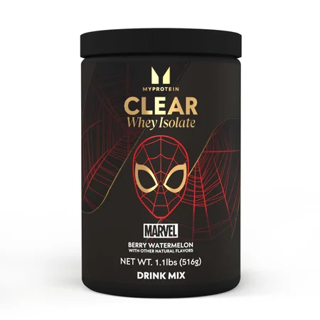Myprotein Clear Whey Isolate x Marvel