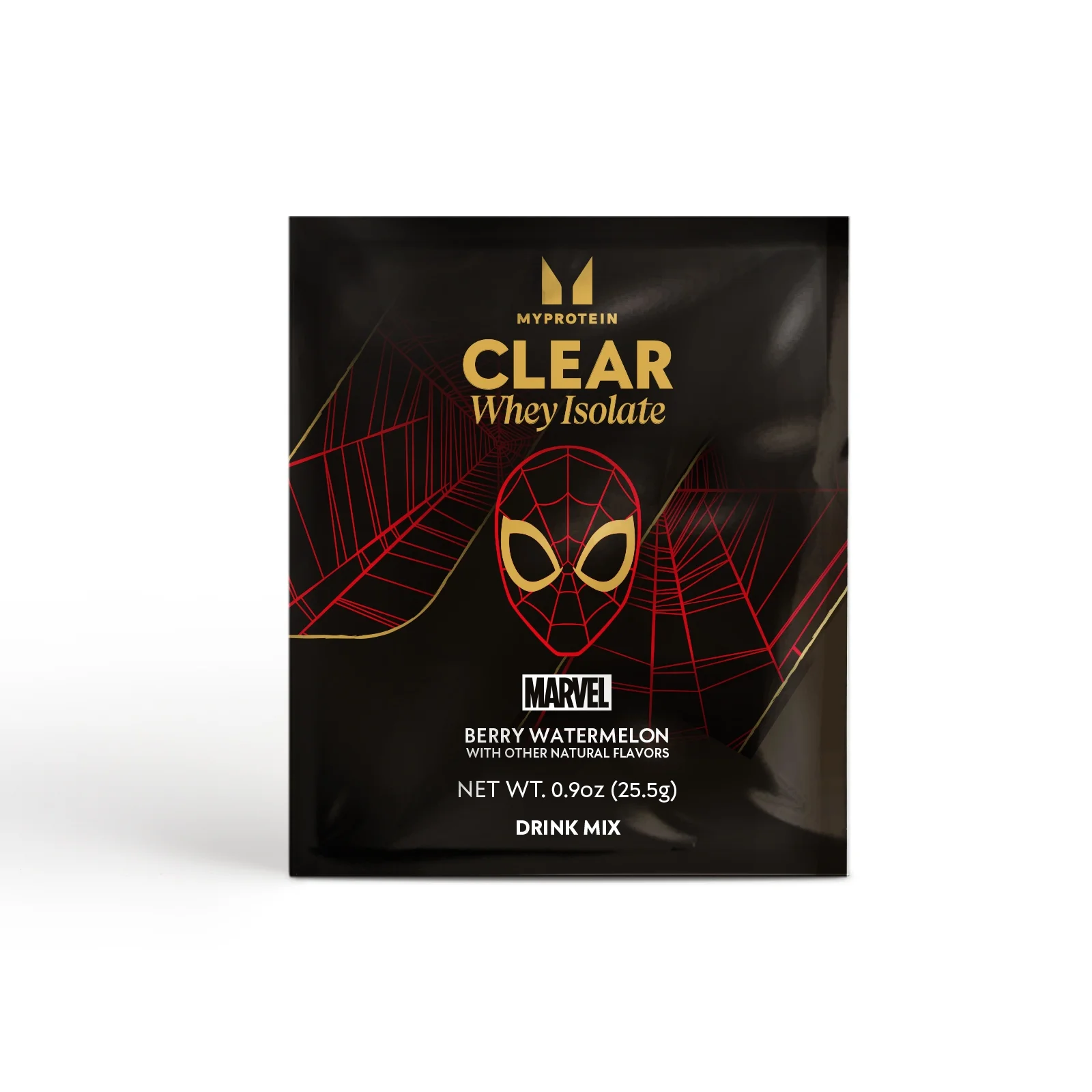 Myprotein Clear Whey Isolate x Marvel (Sample) (USA) - 1portions - Spider-Man - Berry Watermelon Image 1