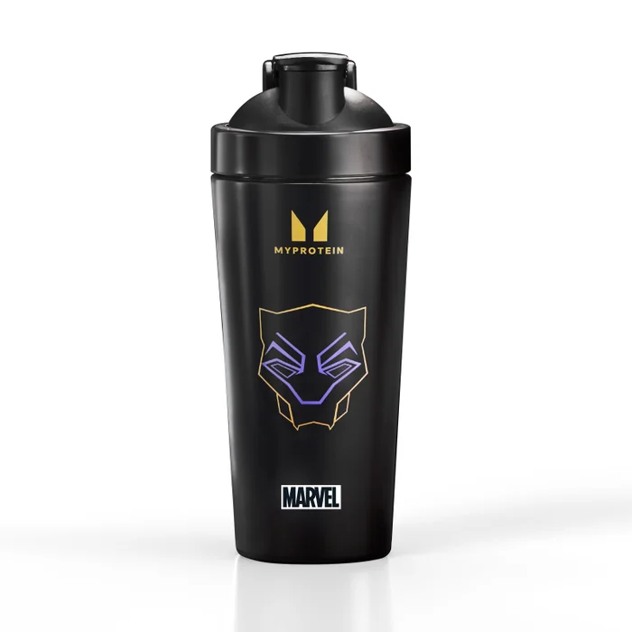 Shaker Black Panther en acier inoxydable