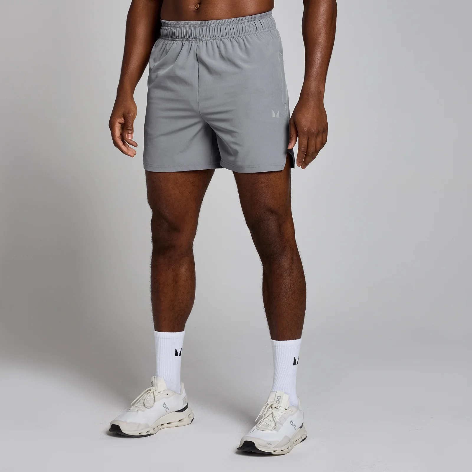 Short avec entrejambe de 13 cm MP Velocity pour hommes – Étain - XS Image 1