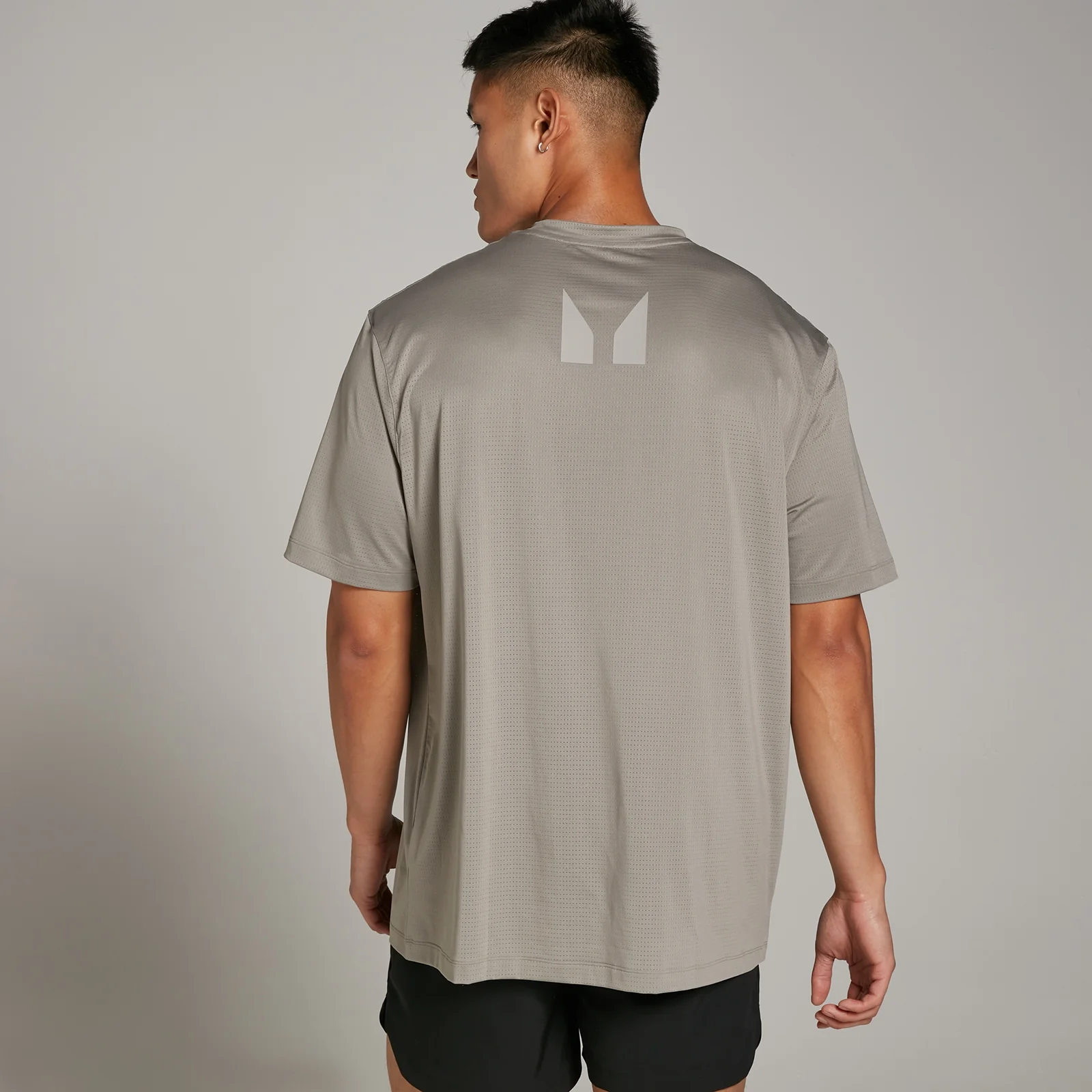 T-shirt d’entraînement oversize en maille filet MP Tempo pour hommes – Terre cuite - M Image 1
