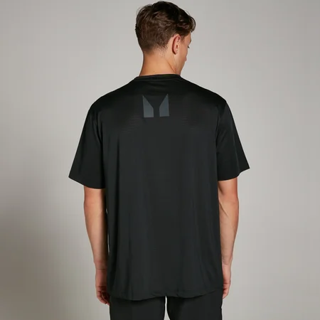 T-shirt d’entraînement oversize en maille filet MP Tempo pour hommes – Noir