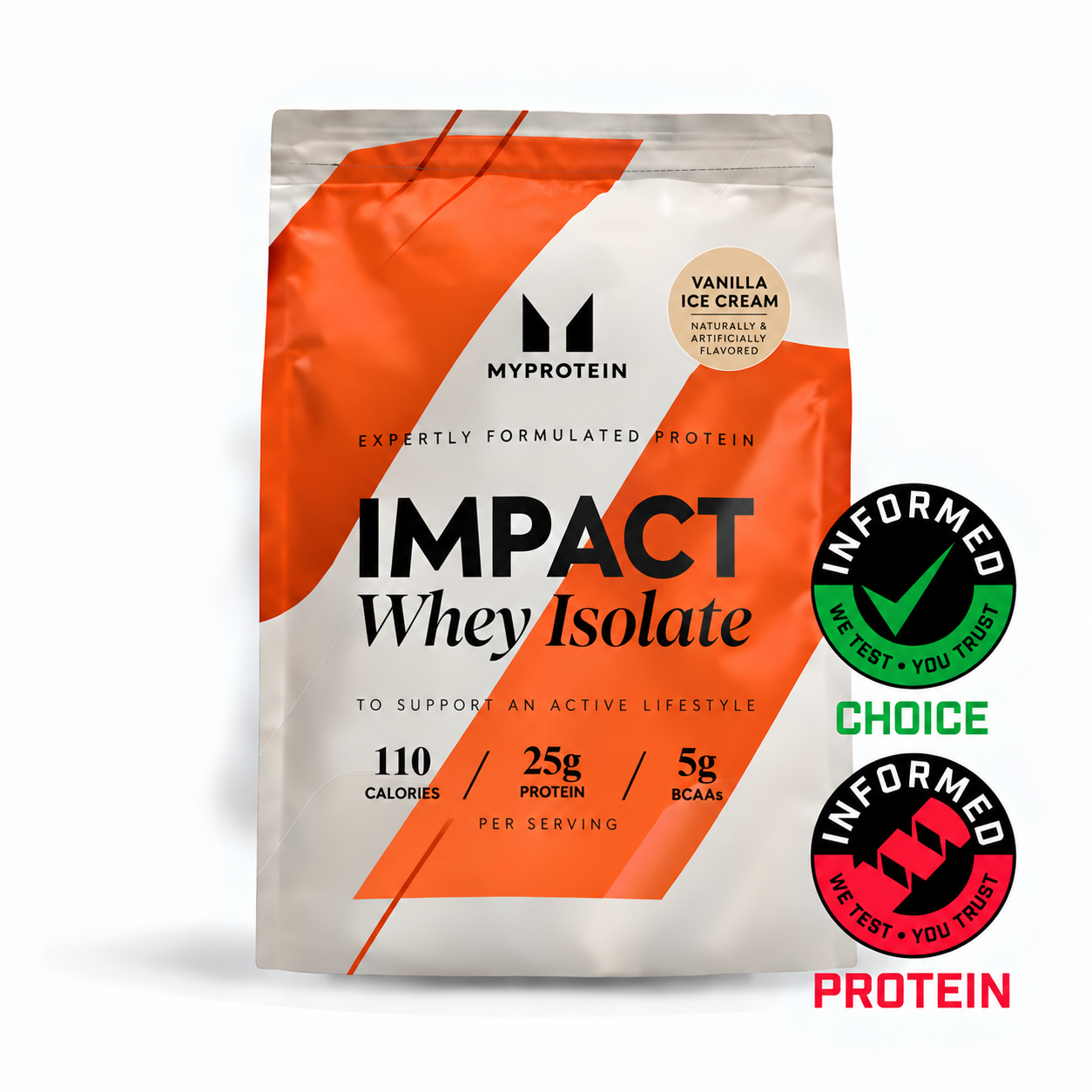 Impact Whey Isolate - 6lb - Glace à la Vanille Image 1