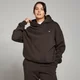 Sweat à capuche oversize MP Basic pour femmes – Café
