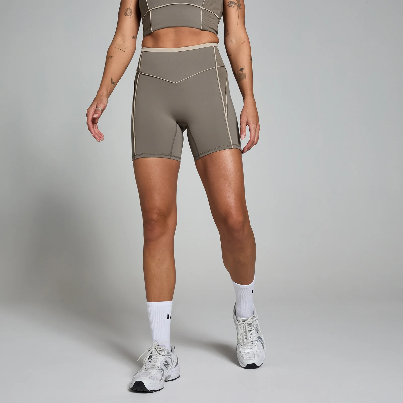 Cycliste MP Tempo Contrast Texture pour femmes – Espresso - XS Image 1