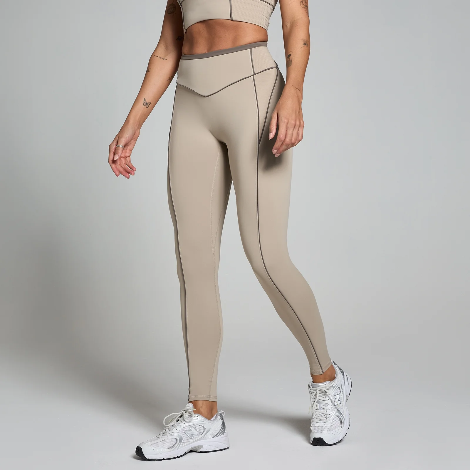 Legging MP Tempo Contrast Texture pour femmes – Cachemire - XL Image 1