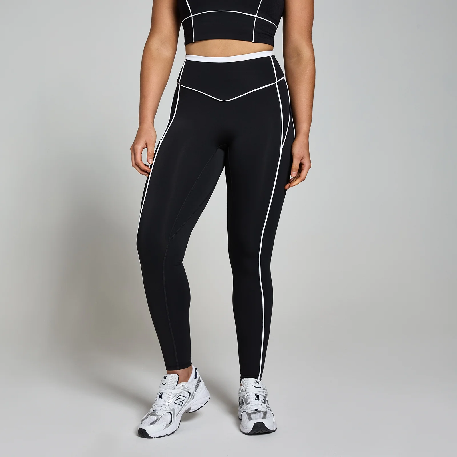 Legging MP Tempo Contrast Texture pour femmes – Noir - XS Image 1