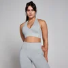 Brassière à dos nu sans coutures MP Tempo pour femmes – Gris chiné