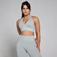 Brassière à dos nu sans coutures MP Tempo pour femmes – Gris chiné