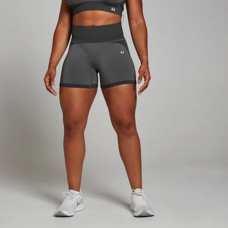 Cycliste sans coutures MP Two Toned pour femmes – Noir