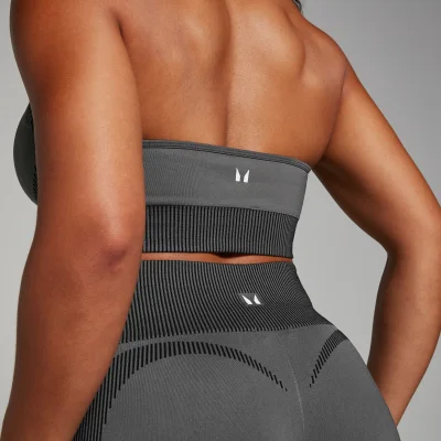 Brassière de sport sans coutures MP Two Toned pour femmes – Noir - XS Image 6